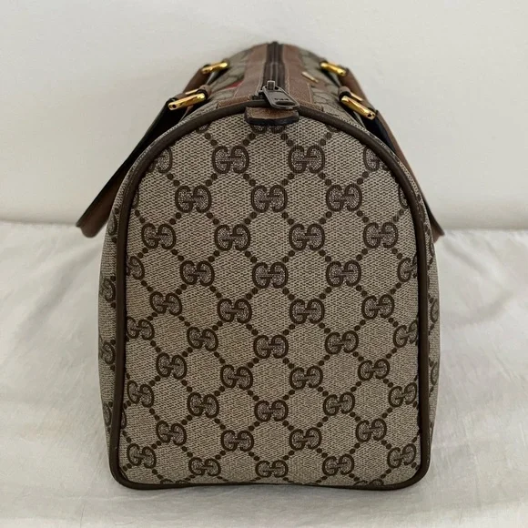 Gucci Sherry Line Boston Bag Old Version EUC Circa 1980’s Italy - Picture 8 of 17